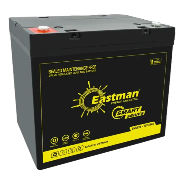 Eastman EM55VB 12V 55Ah Valve Regulated Lead Acid VRLA Battery