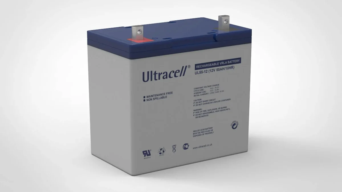 Ultracell UL55-12 12V 55Ah Sealed Lead Acid Battery