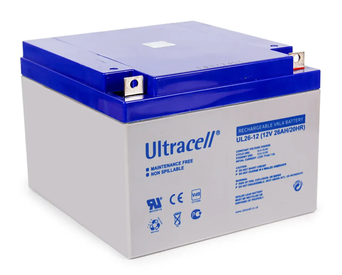 Ultracell UL26-12 12V 26Ah Sealed Lead Acid Battery Ultracell UL26-12 12V 26Ah Sealed Lead Acid Battery