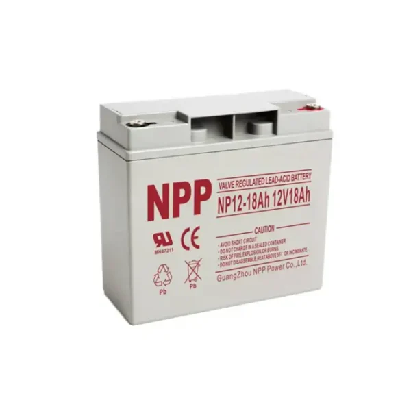NPP NP12-18 12V 18Ah VRLA AGM Battery - Extended Runtime Backup
