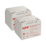 NPP NP12-40 12V 40Ah VRLA AGM Battery - Deep Cycle Backup Power