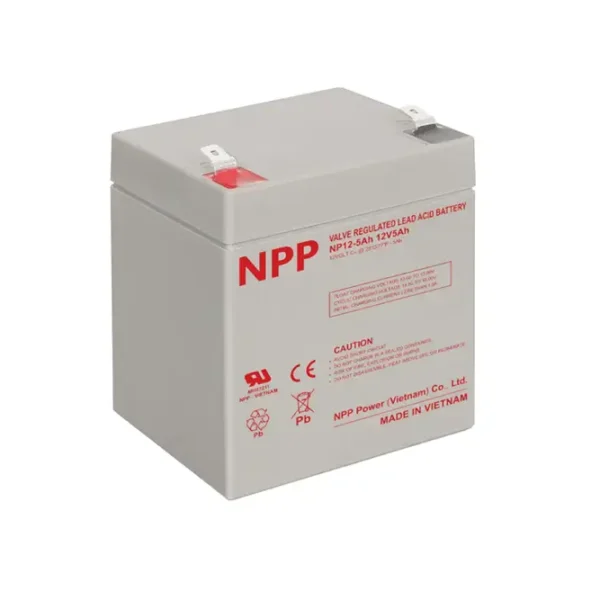 NPP NP12-5 12V 5Ah VRLA AGM Battery - Reliable Backup Power