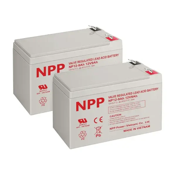 NPP NP12-9 12V 9Ah VRLA AGM Battery - Long-Life Backup Solution