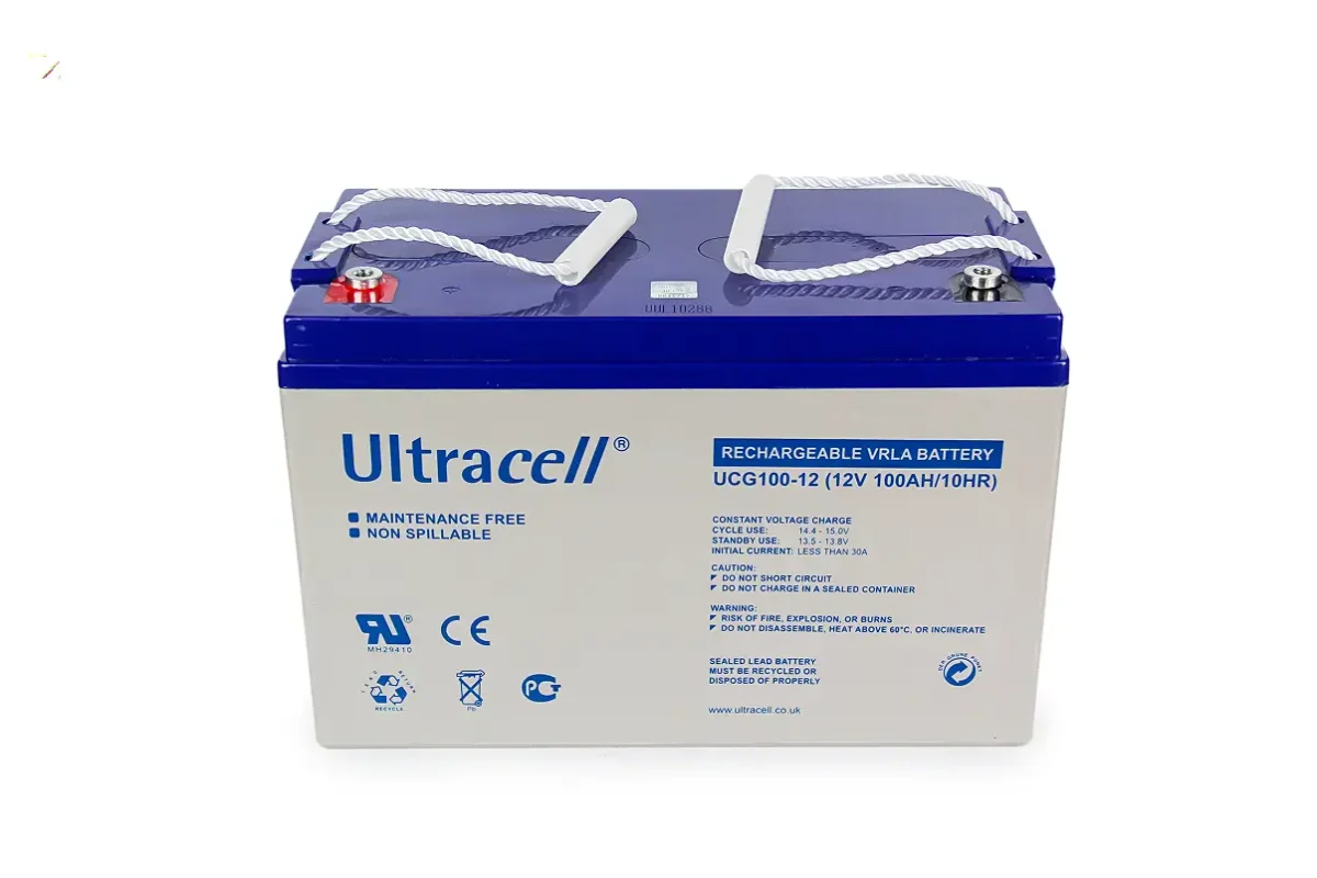 Ultracell UCG100-12 12V 100Ah Solar Series Sealed Lead Acid Battery