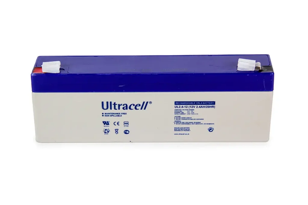 Ultracell UL2.4-12 12V 2.4Ah Sealed Lead Acid Battery – Compact Power Solution