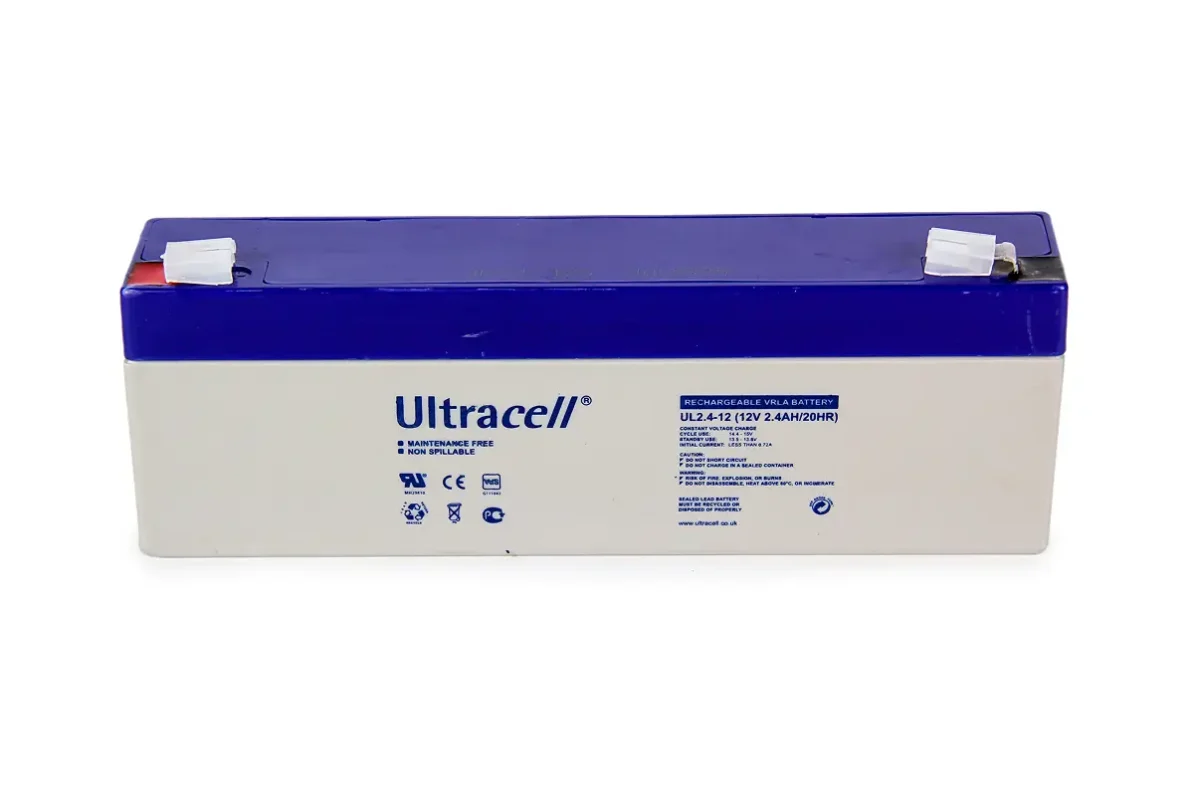 Ultracell UL2.4-12 12V 2.4Ah Sealed Lead Acid Battery – Compact Power Solution