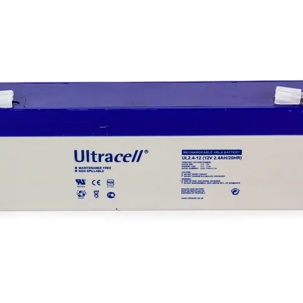 Ultracell UL2.4-12 12V 2.4Ah Sealed Lead Acid Battery – Compact Power Solution